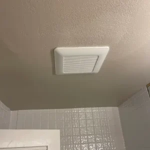 Bathroom Exhaust Fan Installation and Ceiling Repair in Fremont